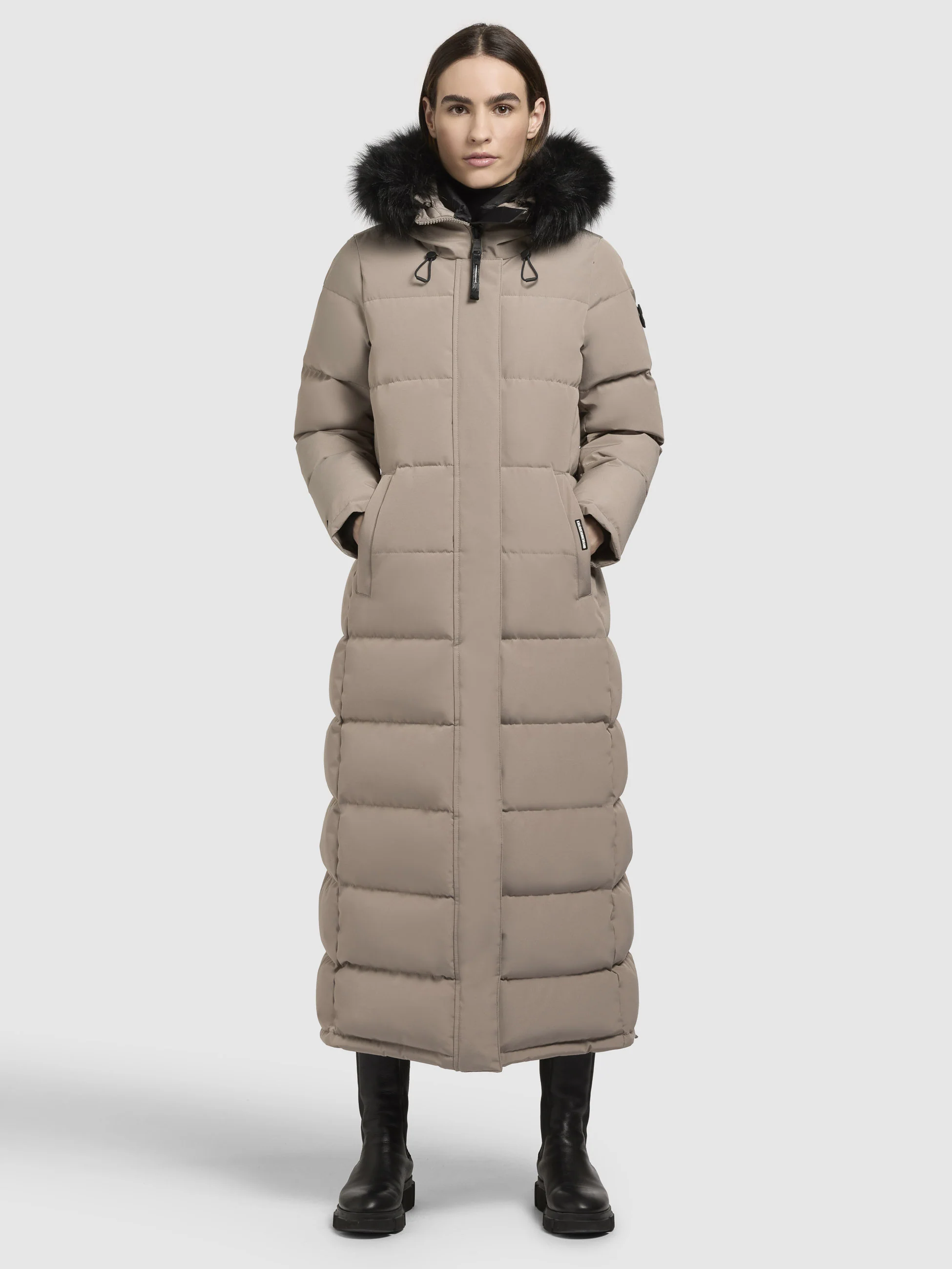 Mantel EDEM Graubeige