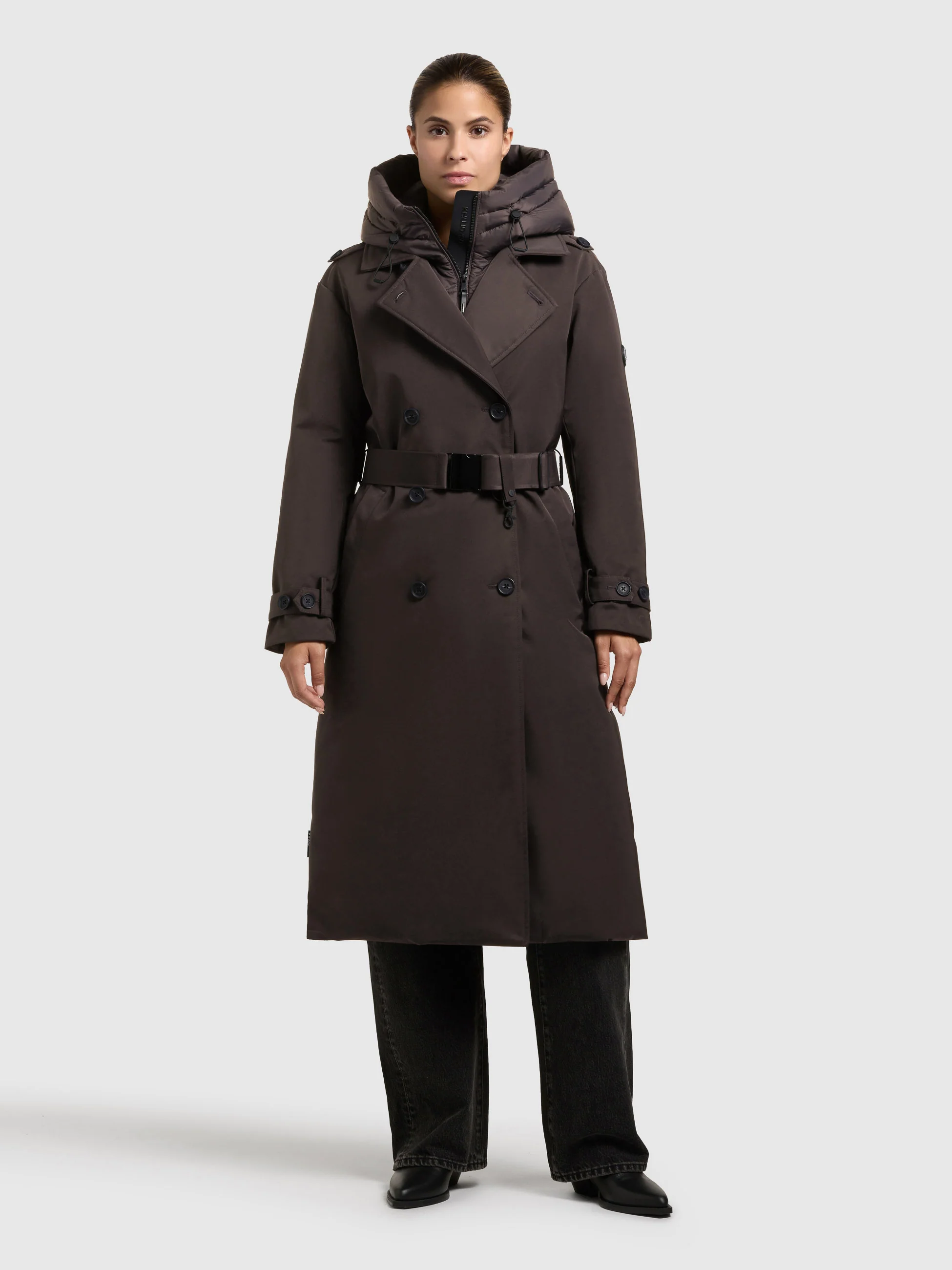 Mantel ELENA2 MOODY PLUM