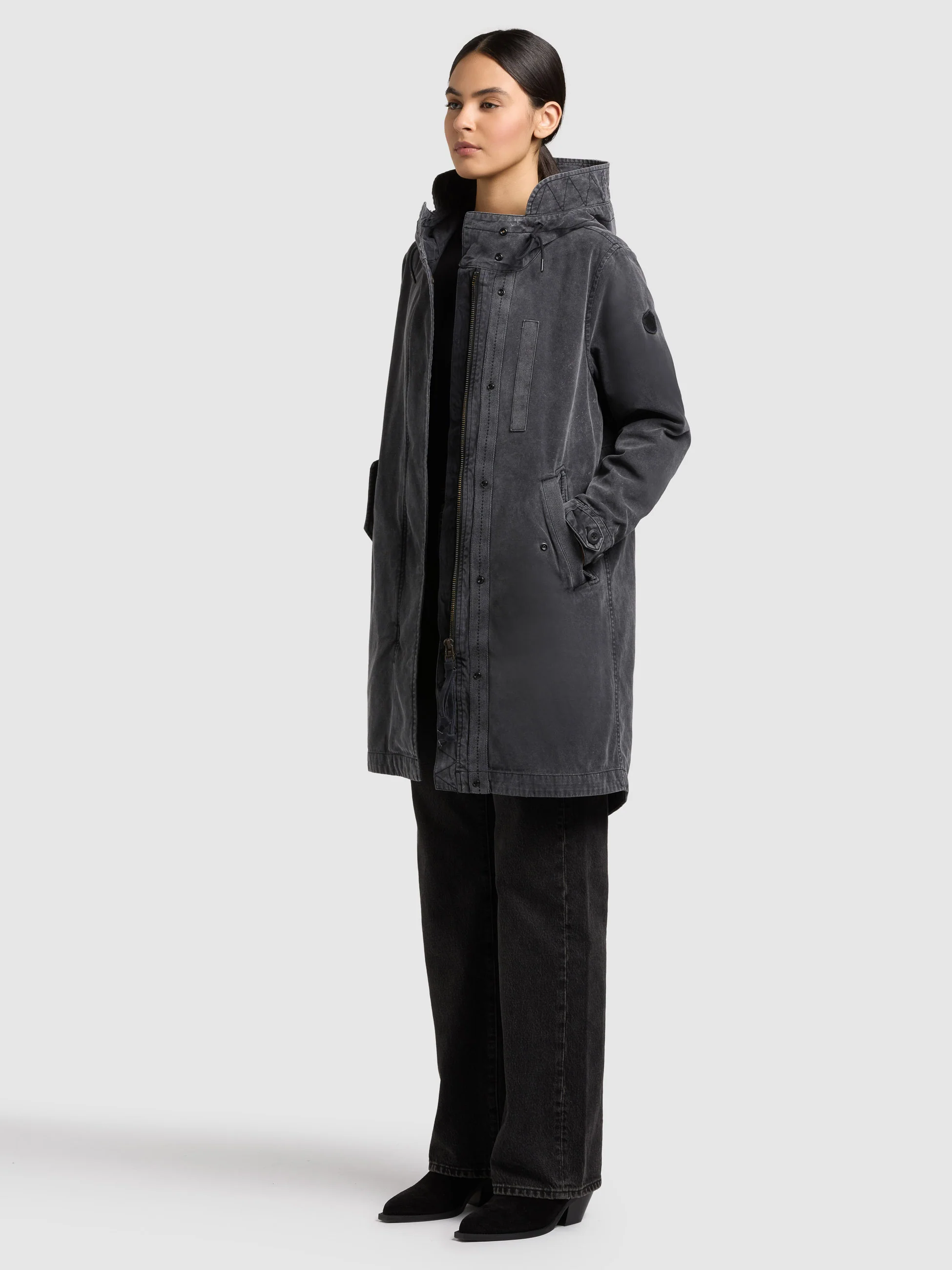Mantel FREYA BLACK - Image 6