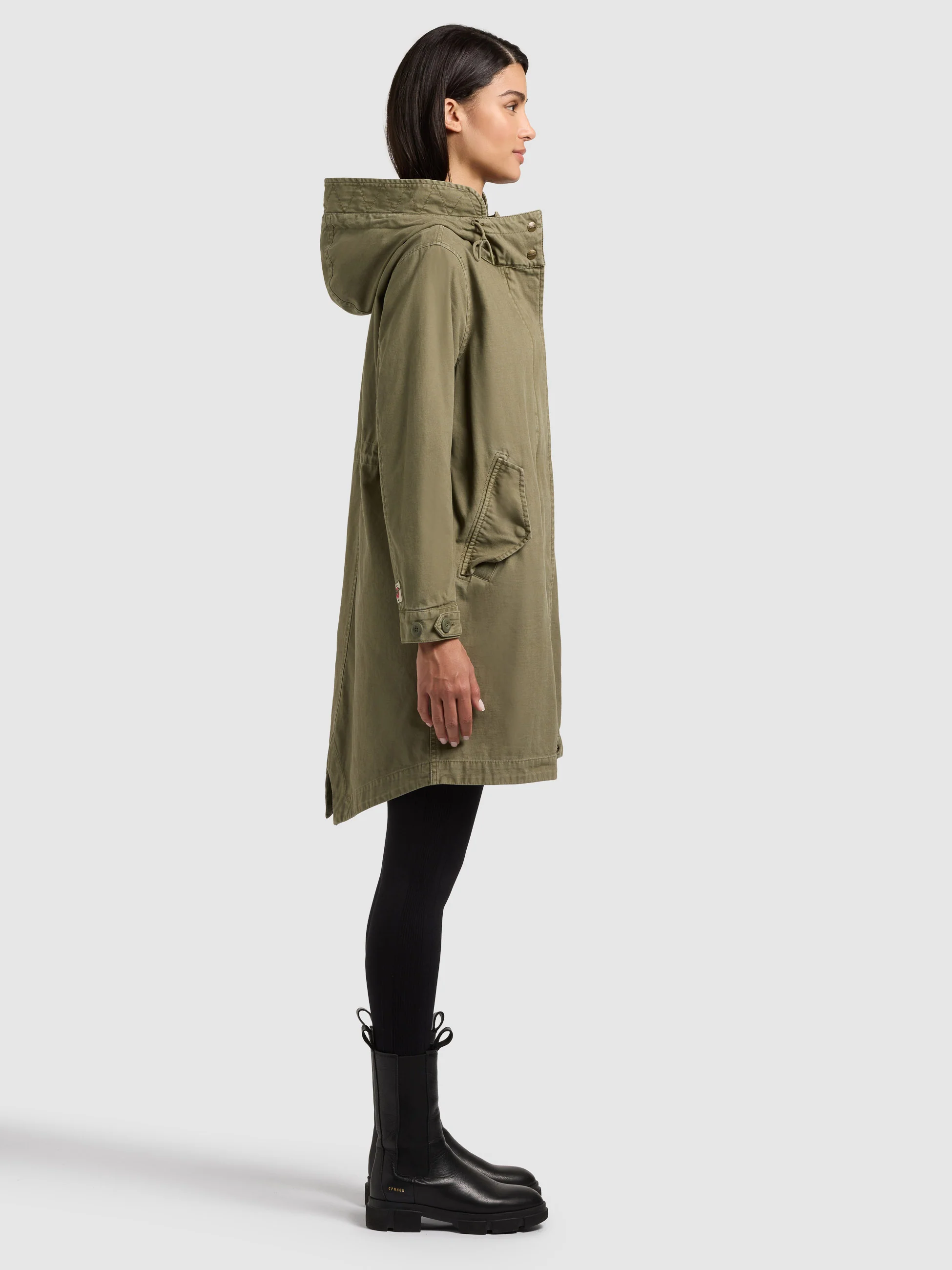 Mantel FREYA OLIVE - Image 6