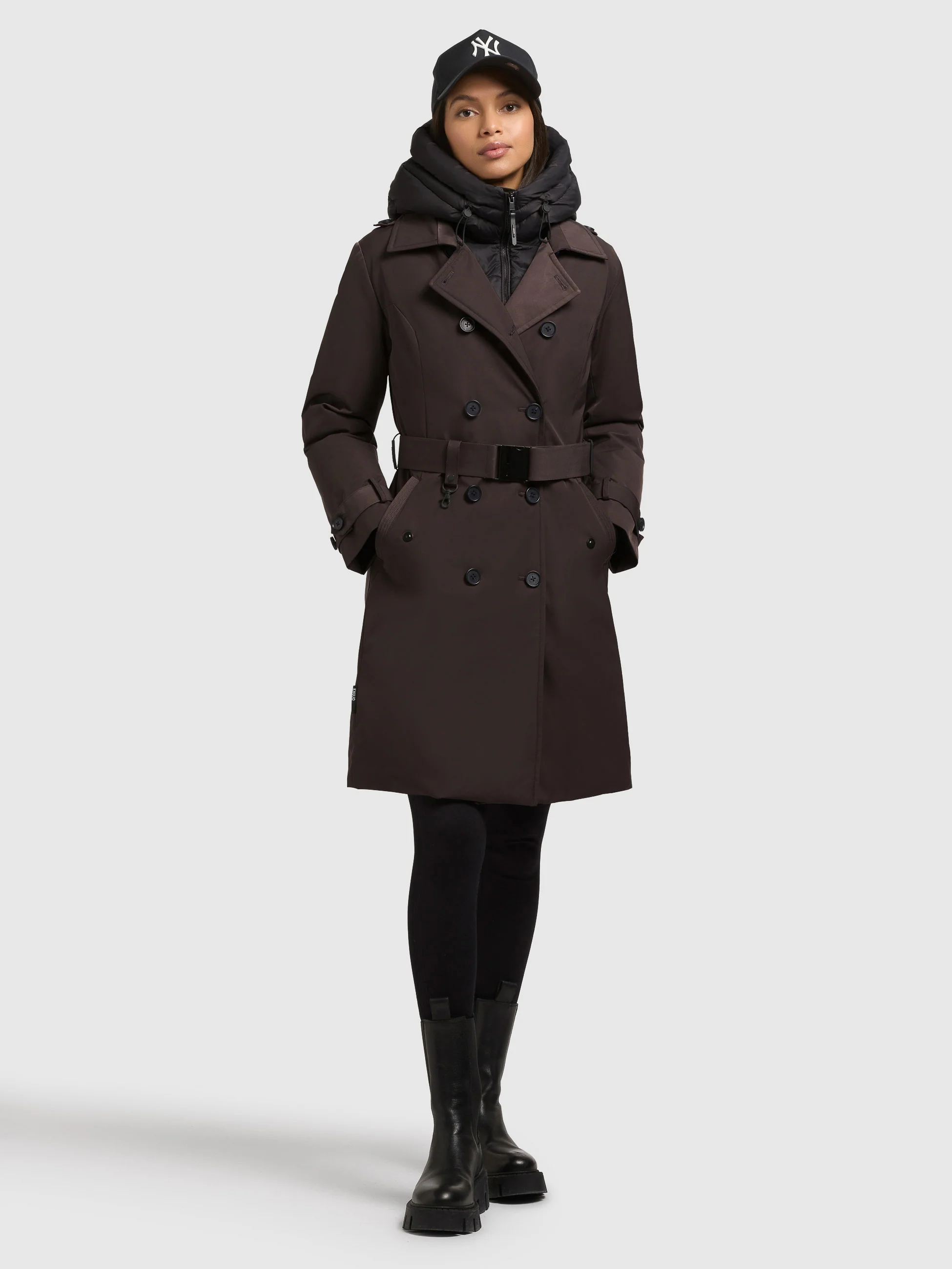 Mantel GORA MOODY PLUM