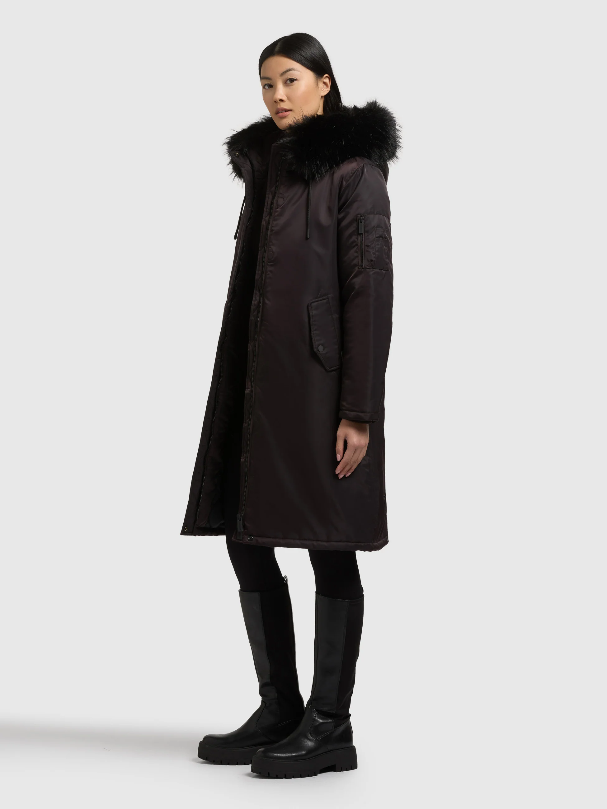 Mantel JILLA MOODY PLUM - Image 6