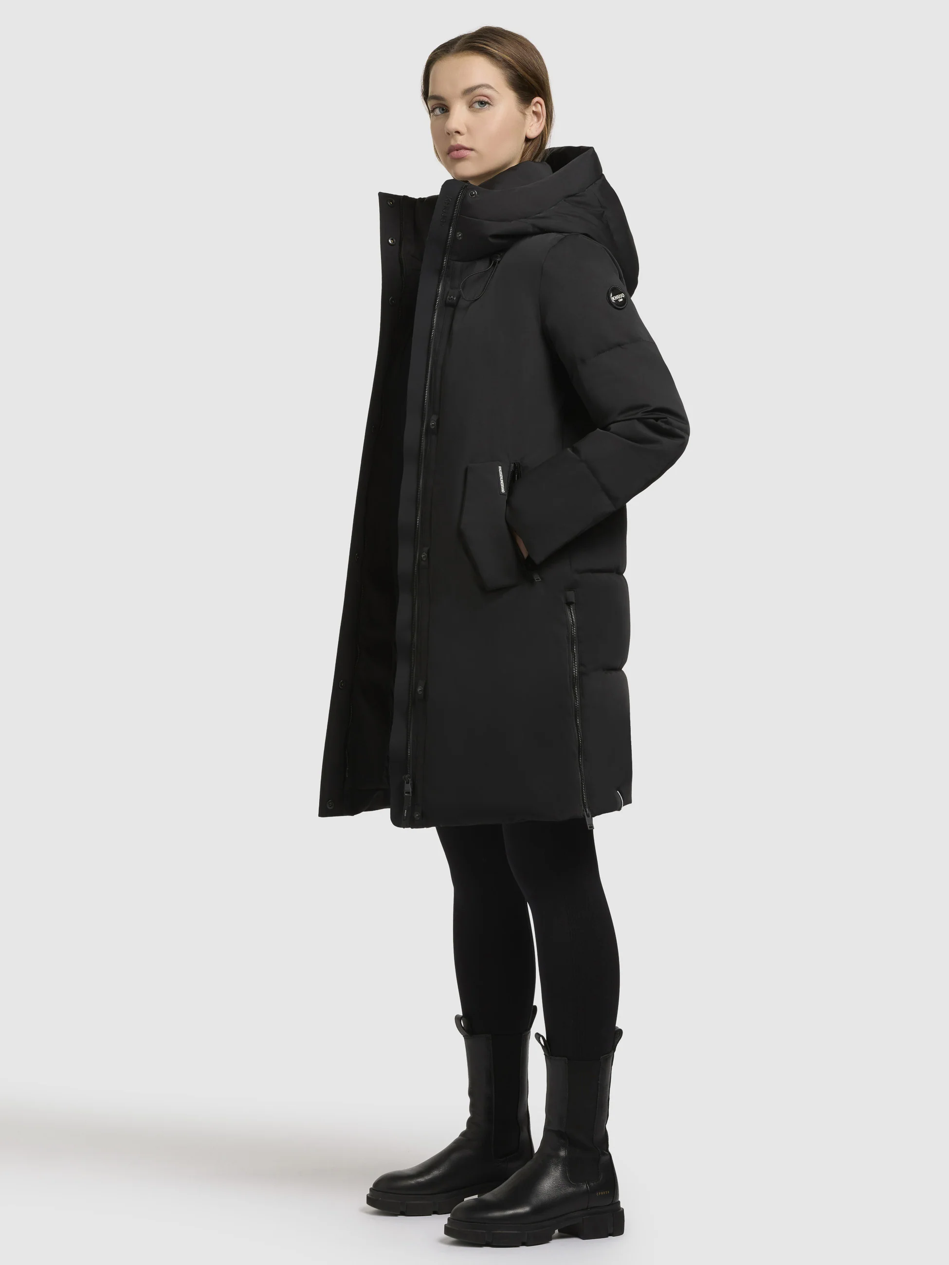 Mantel LEANE Schwarz