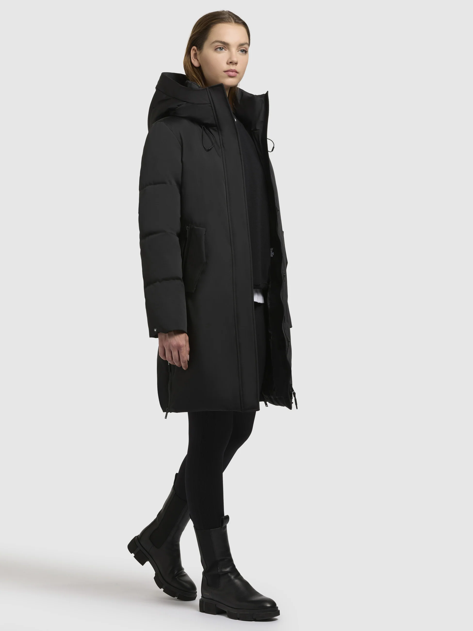 Mantel LEANE Schwarz - Image 6
