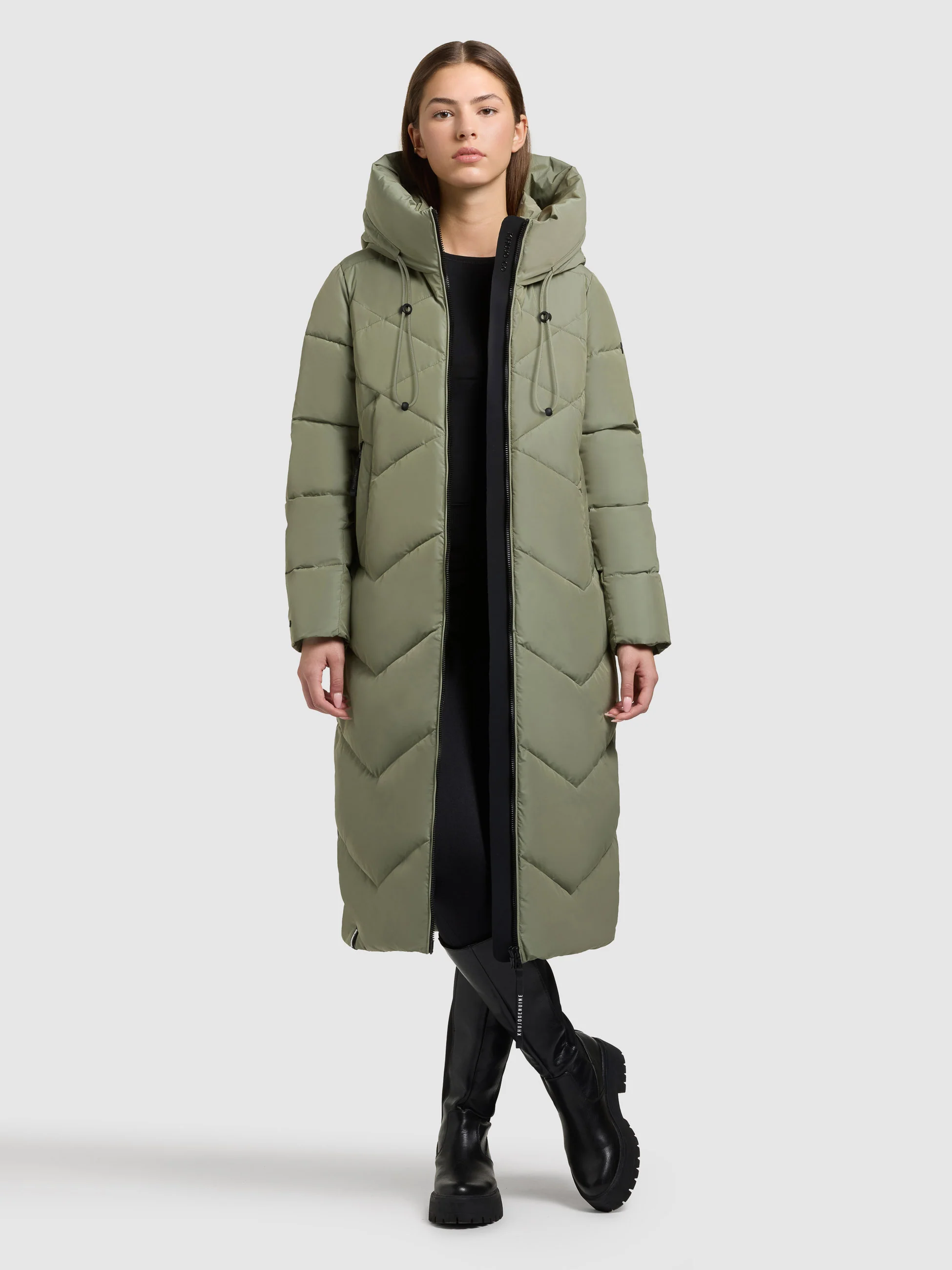 Mantel LINARI MUTED GREEN