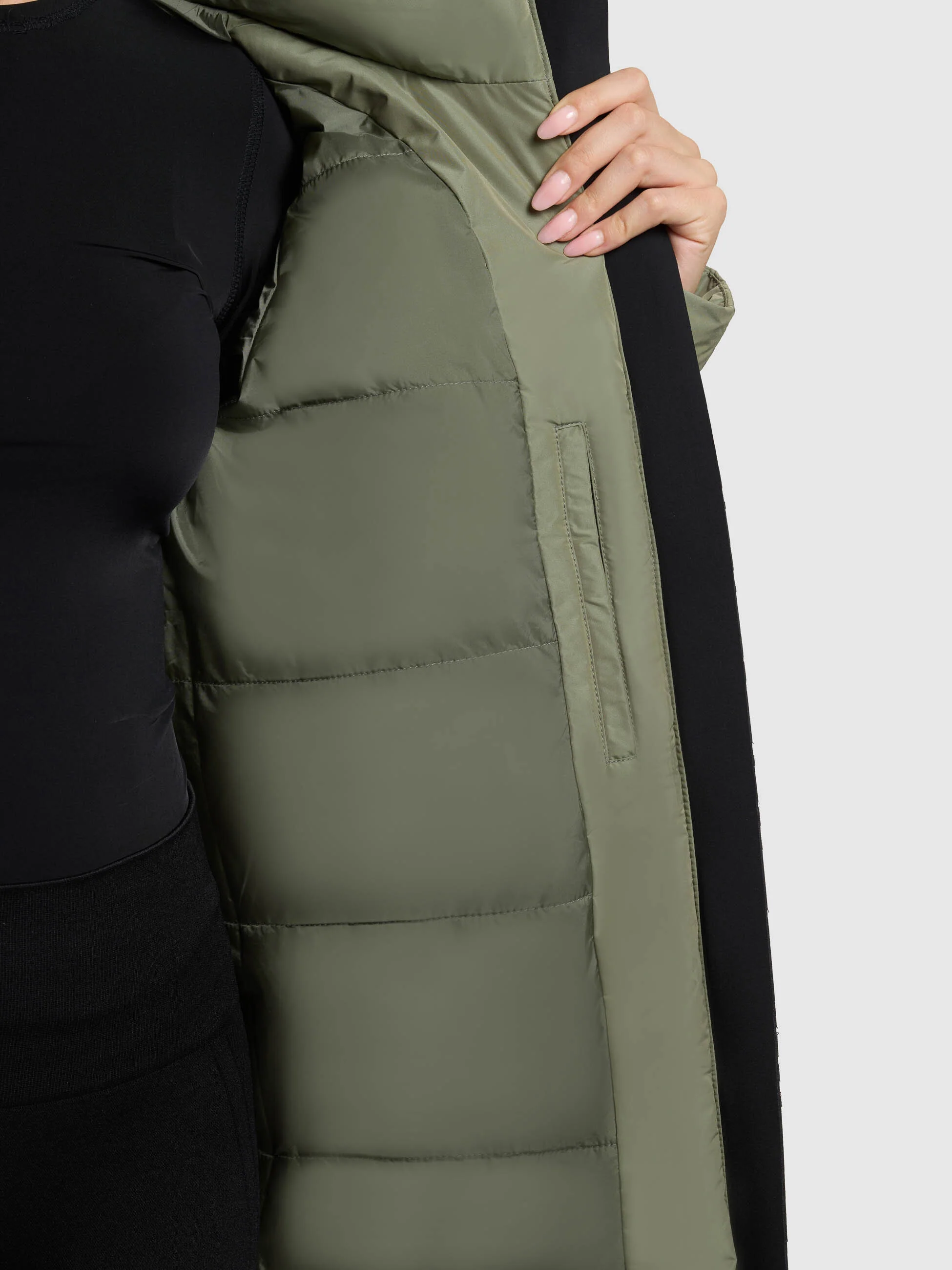 Mantel LINARI MUTED GREEN - Image 8