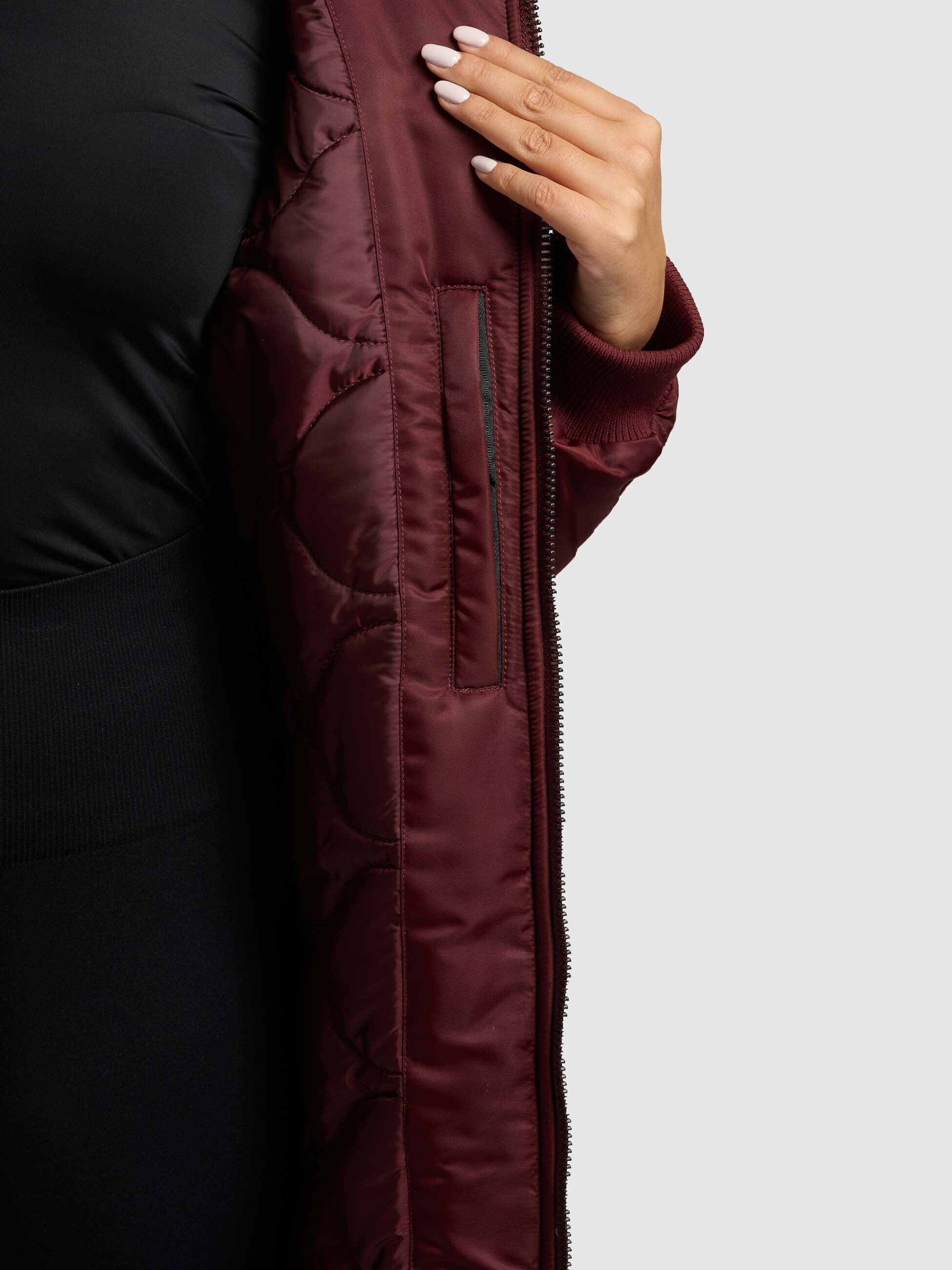 Mantel LULU BURGUNDY RED - Image 8