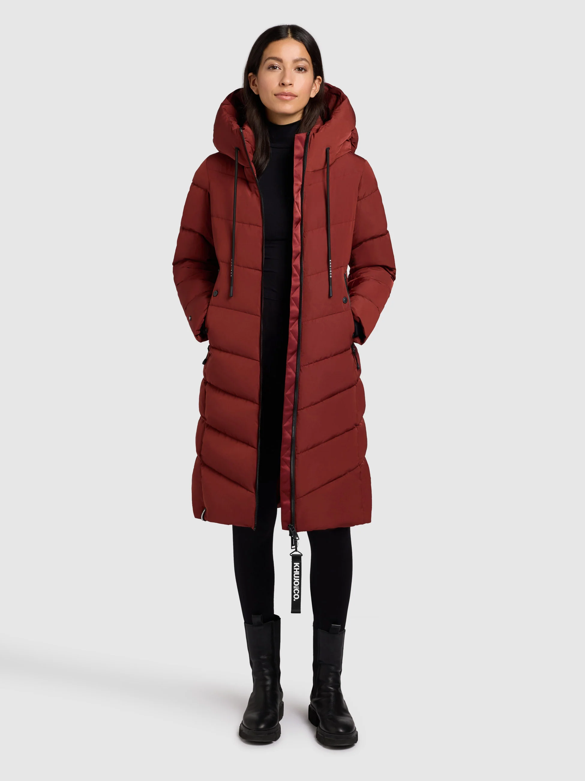 Mantel MIKIA2 DARK RED