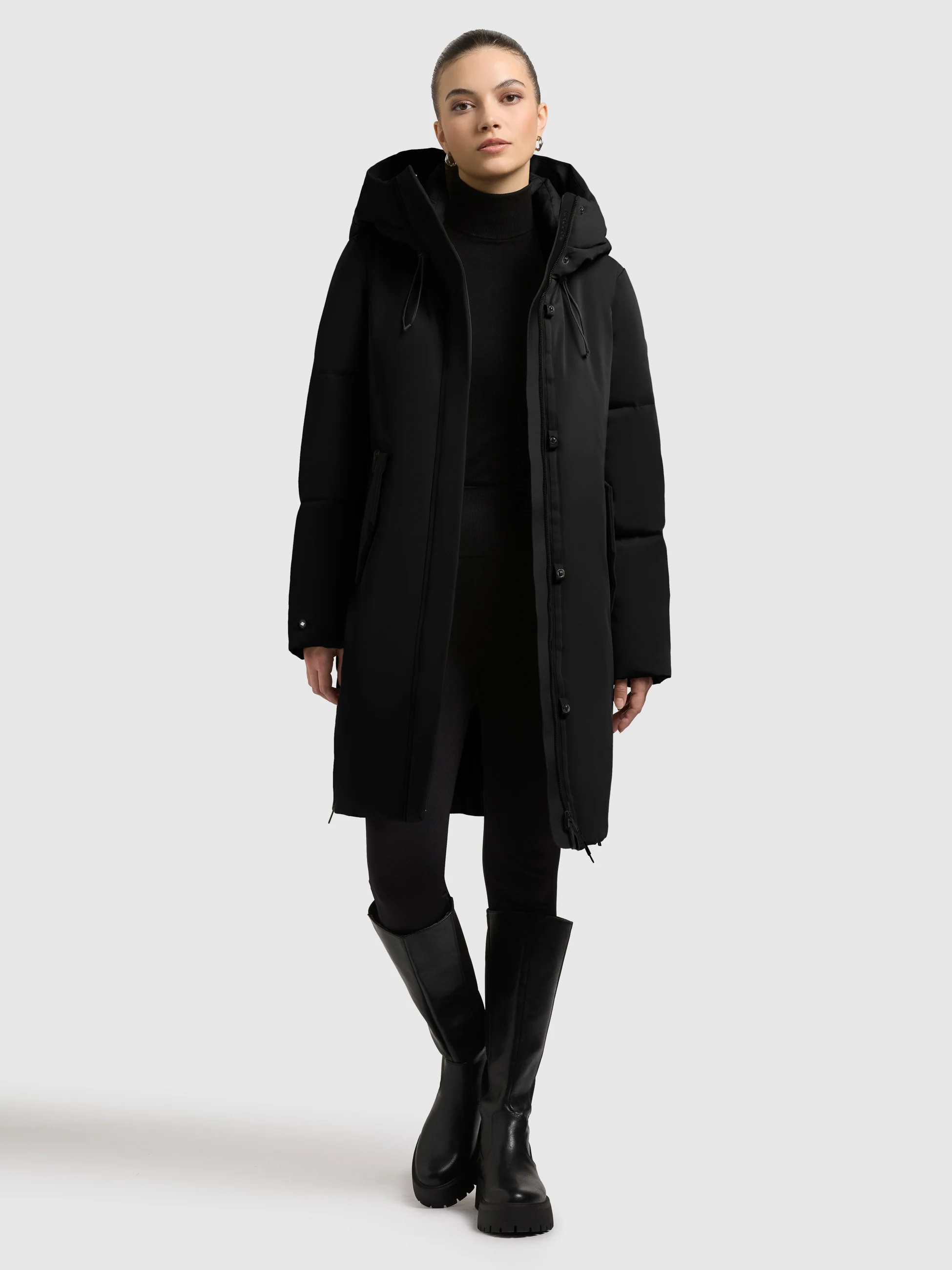 Mantel NEAN BLACK - Image 6