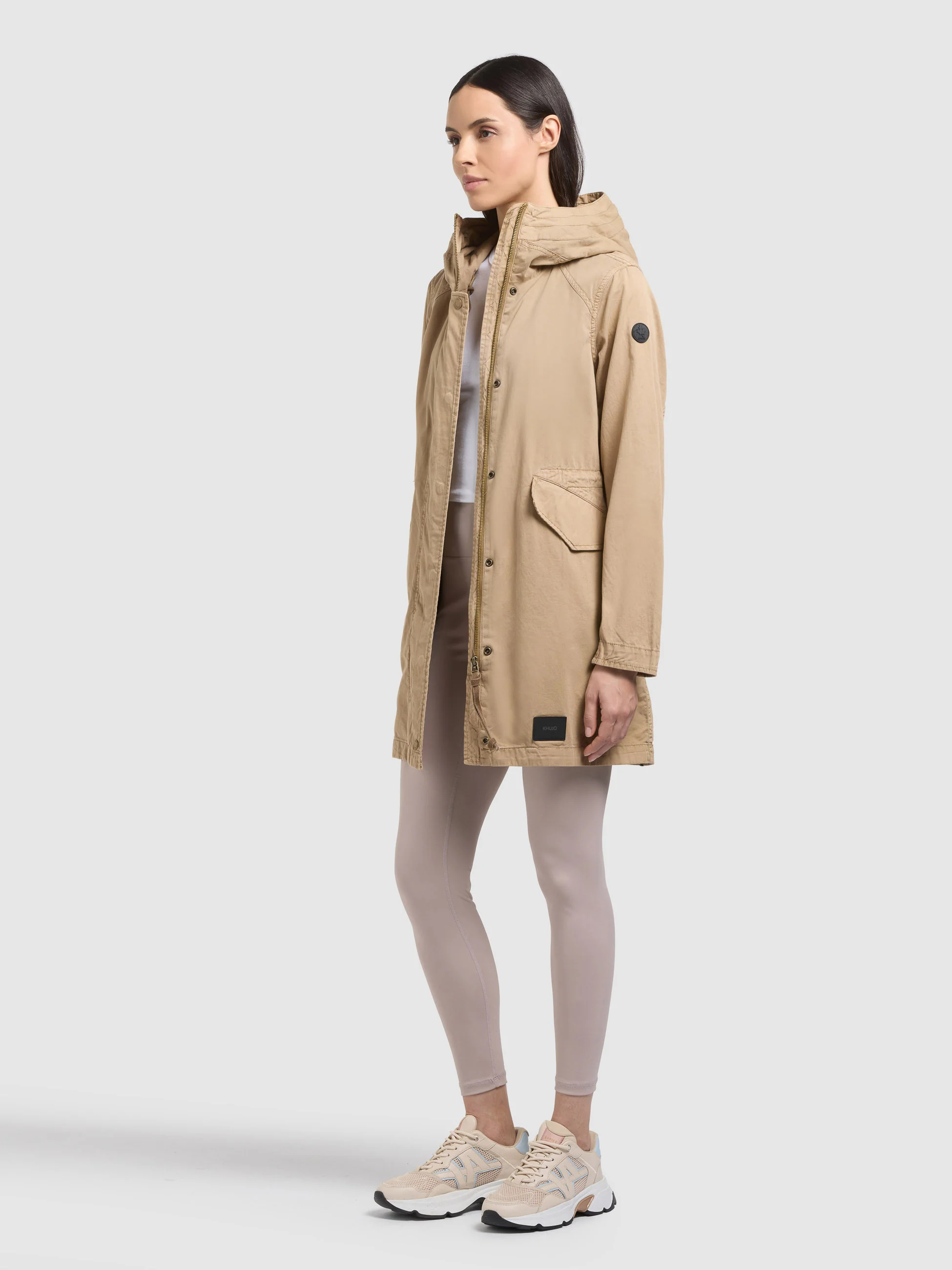 Mantel NIKA DARK BEIGE - Image 2