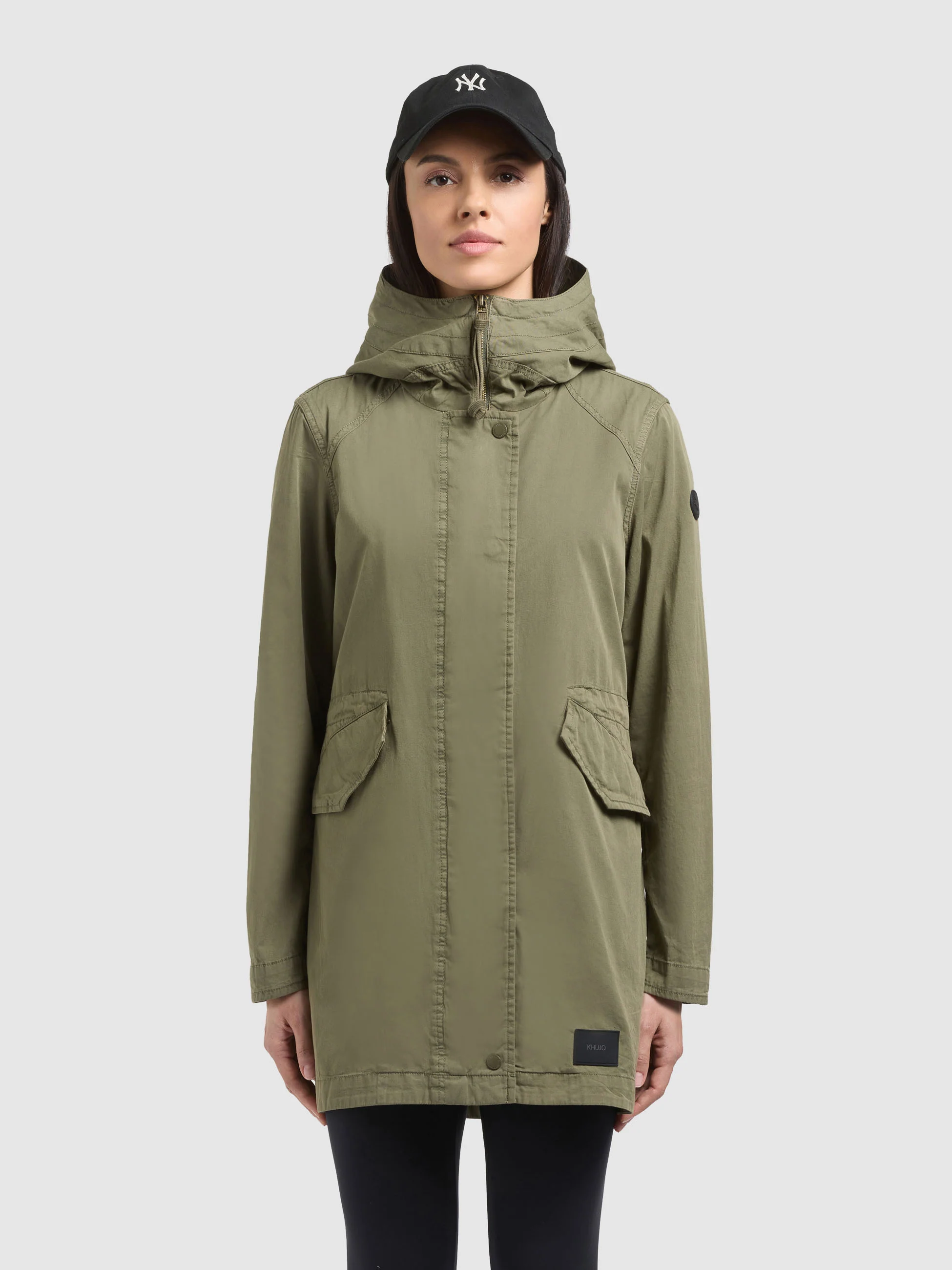 Mantel NIKA OLIVE