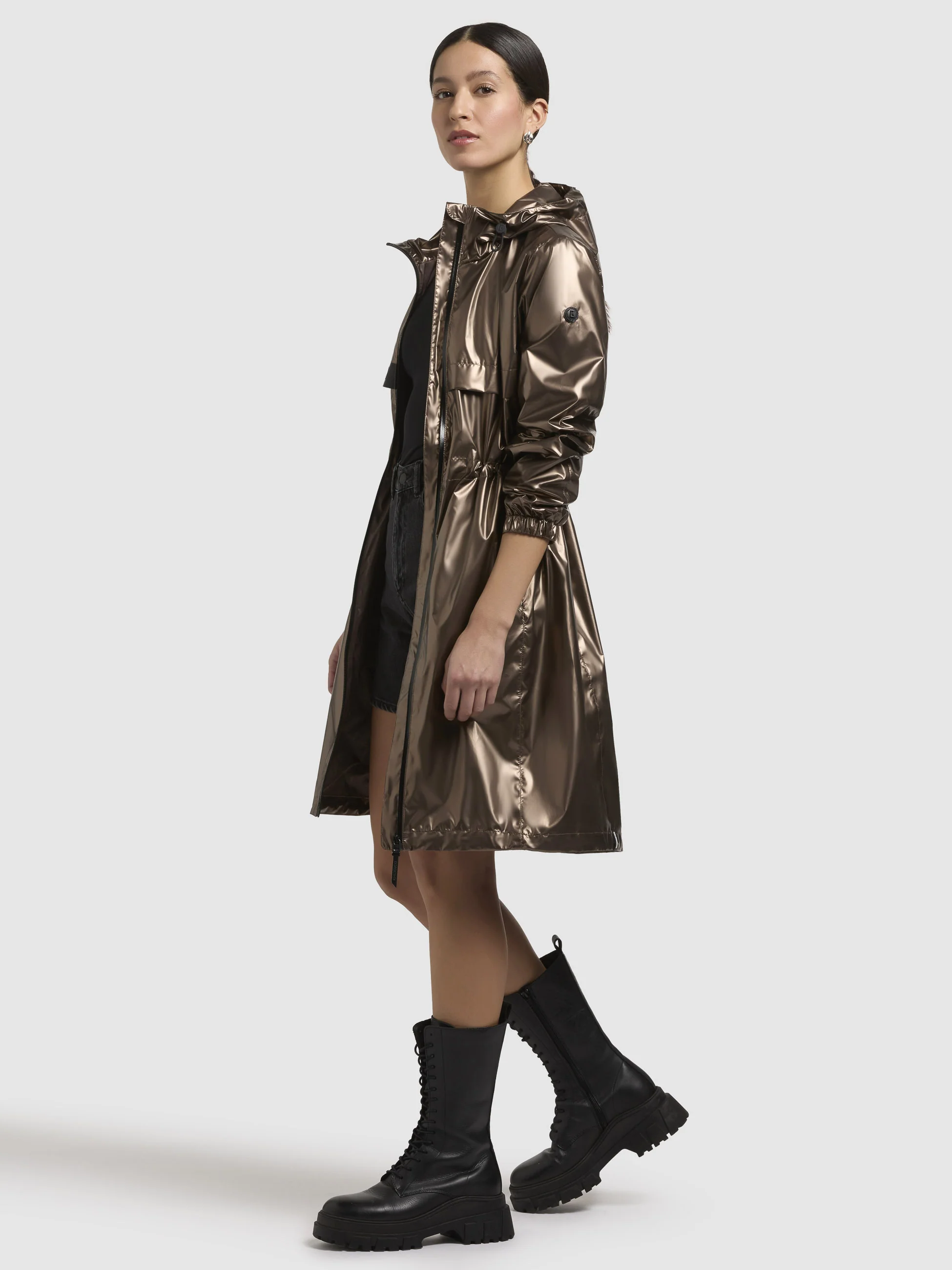 Mantel PHOEBE Braun Metallic - Image 2