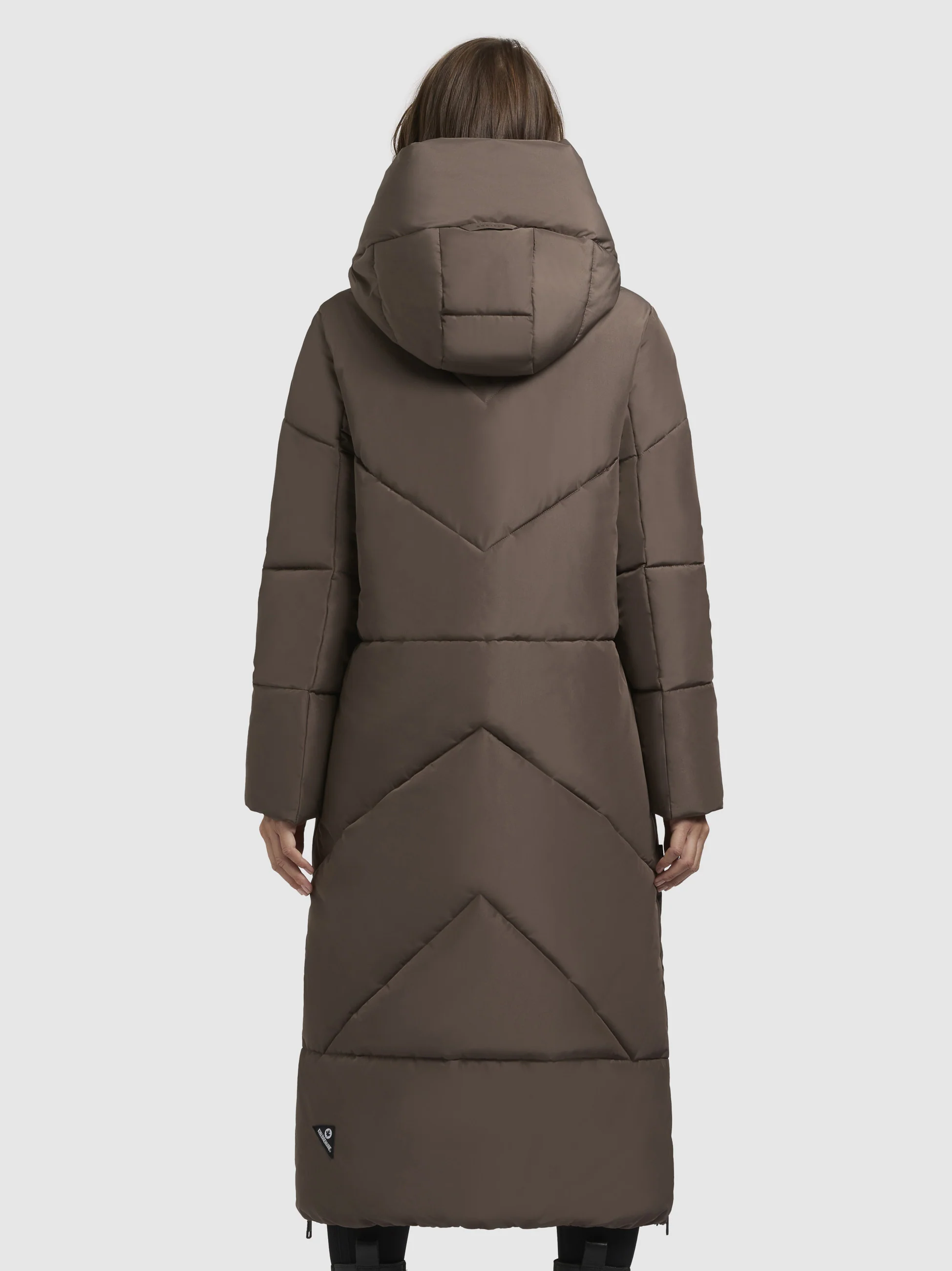 Mantel PRAYCE Taupe dunkel - Image 3