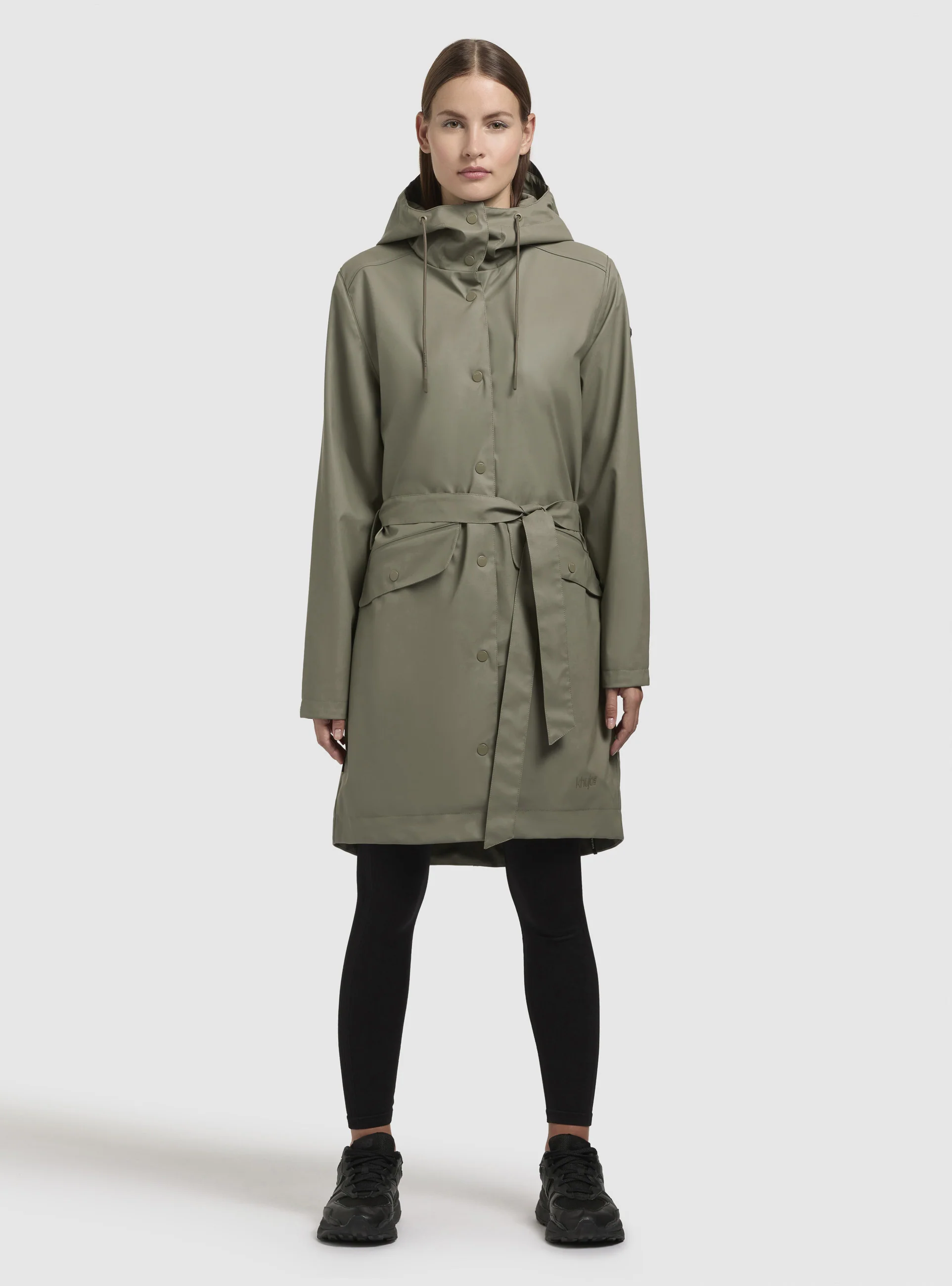 Mantel QUINN Graugrün