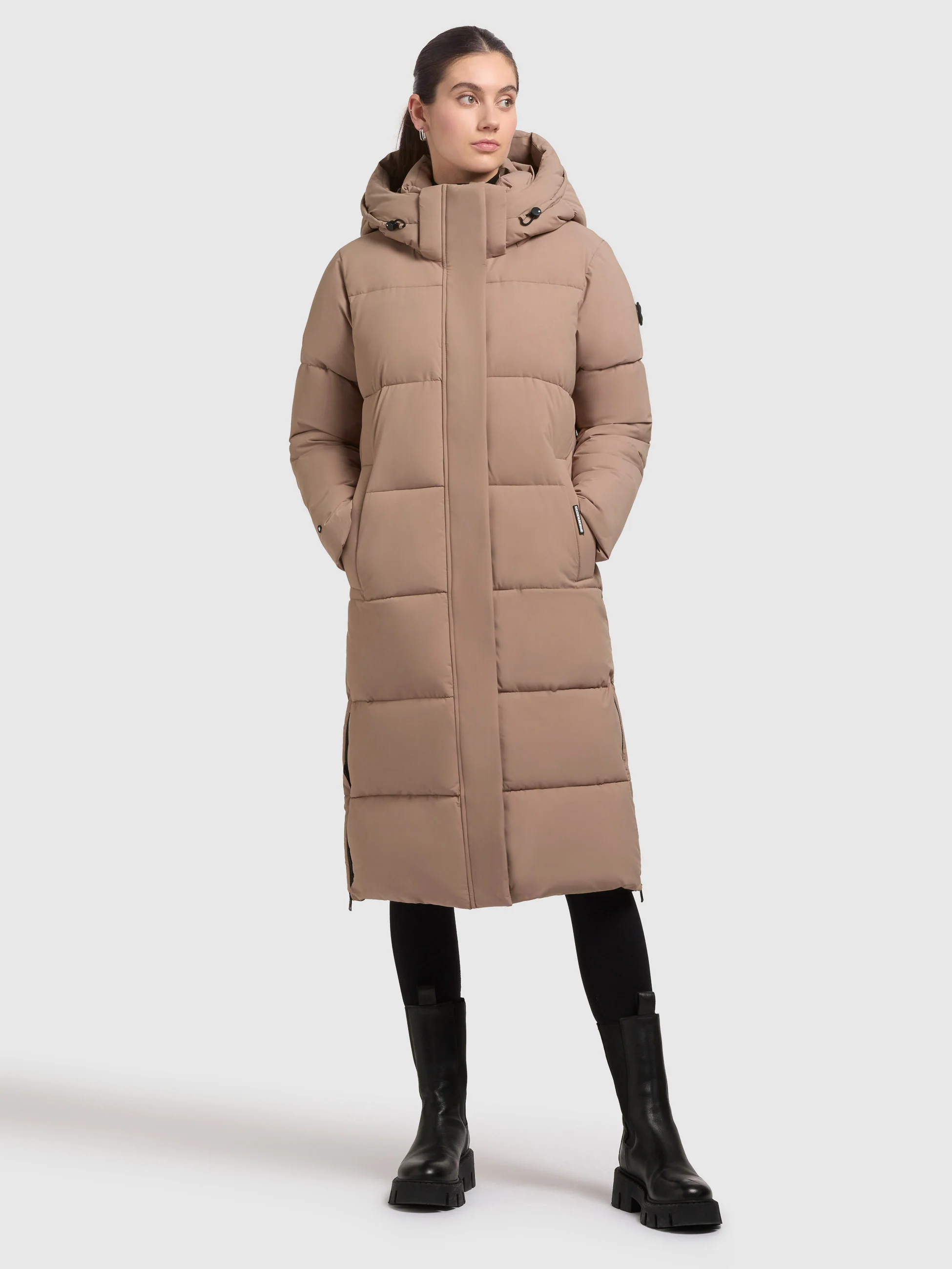 Mantel RACHEL2 MATT COOKIE BEIGE
