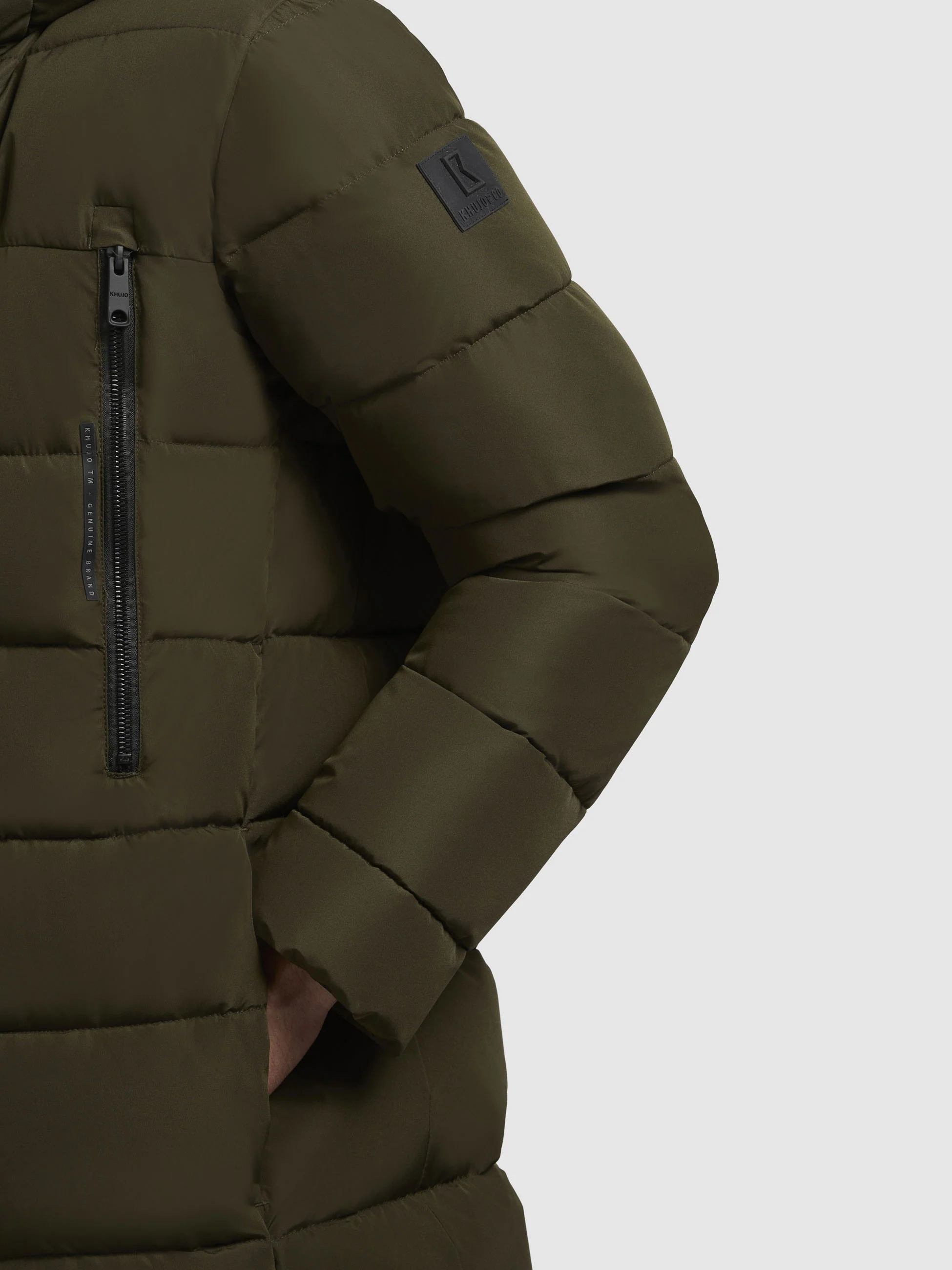 Mantel UNKER Khaki - Image 8