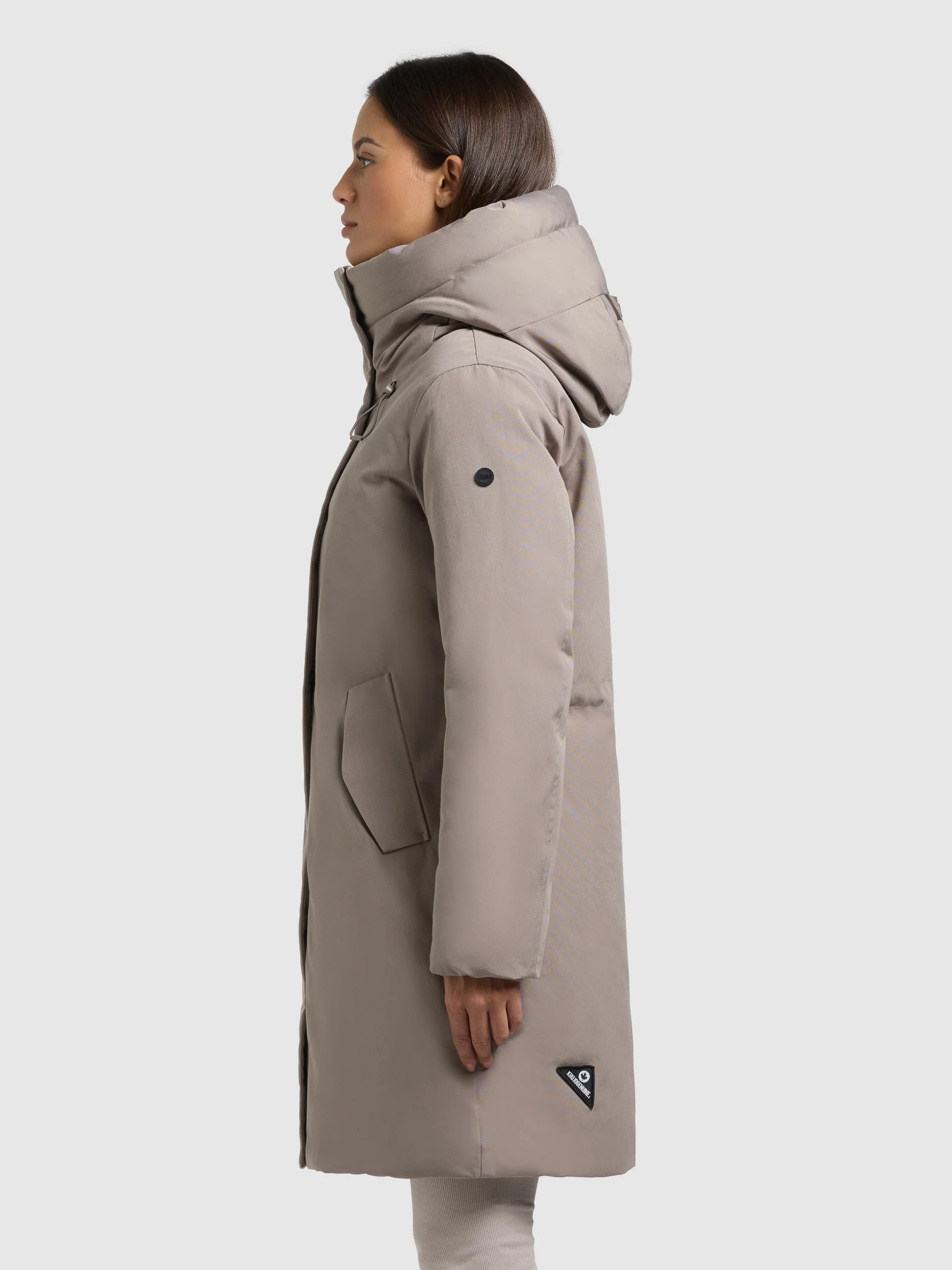 Mantel WEDELIA WITH INNER JACKET GREIGE - Image 5