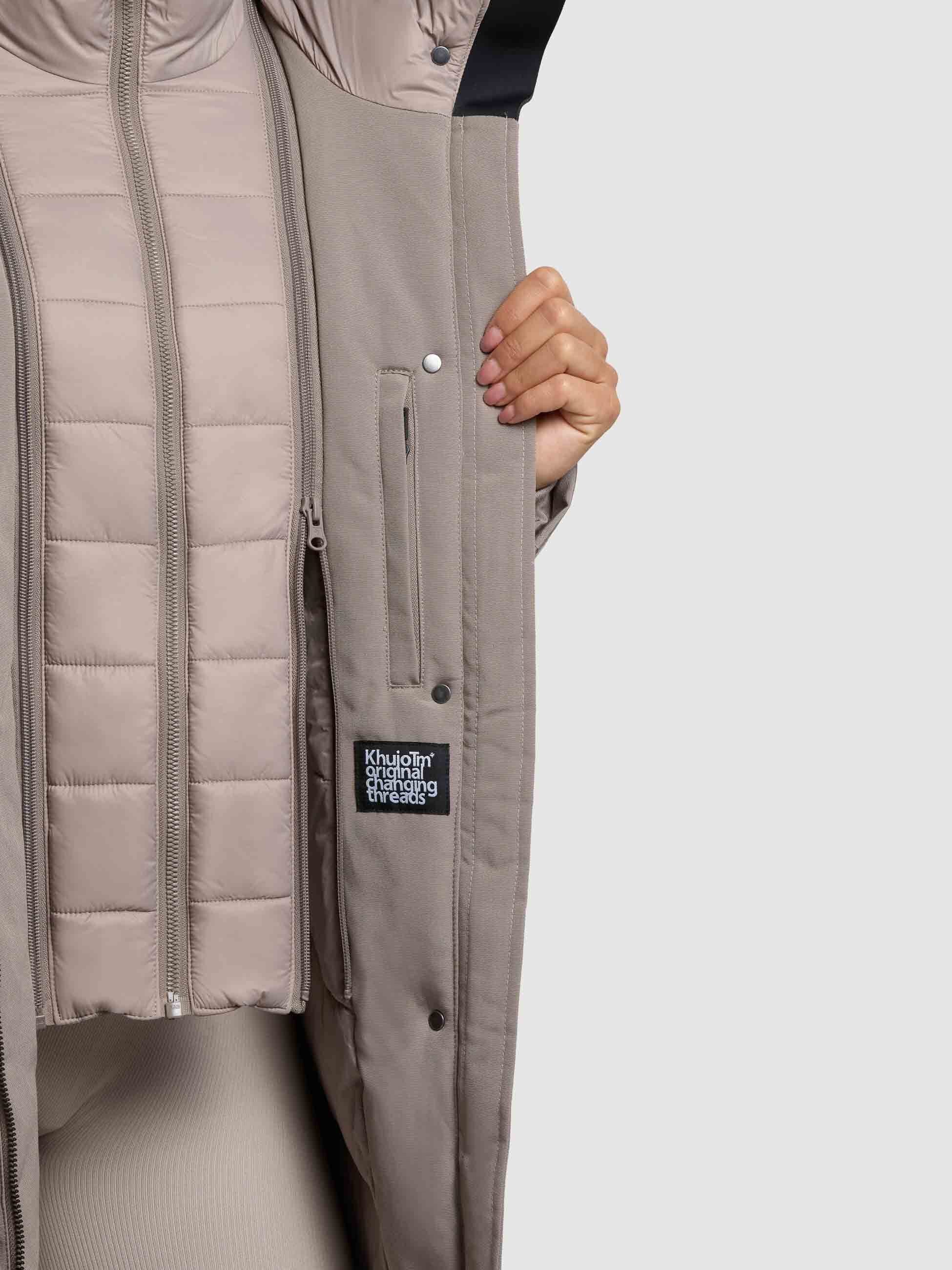 Mantel WEDELIA WITH INNER JACKET GREIGE - Image 8
