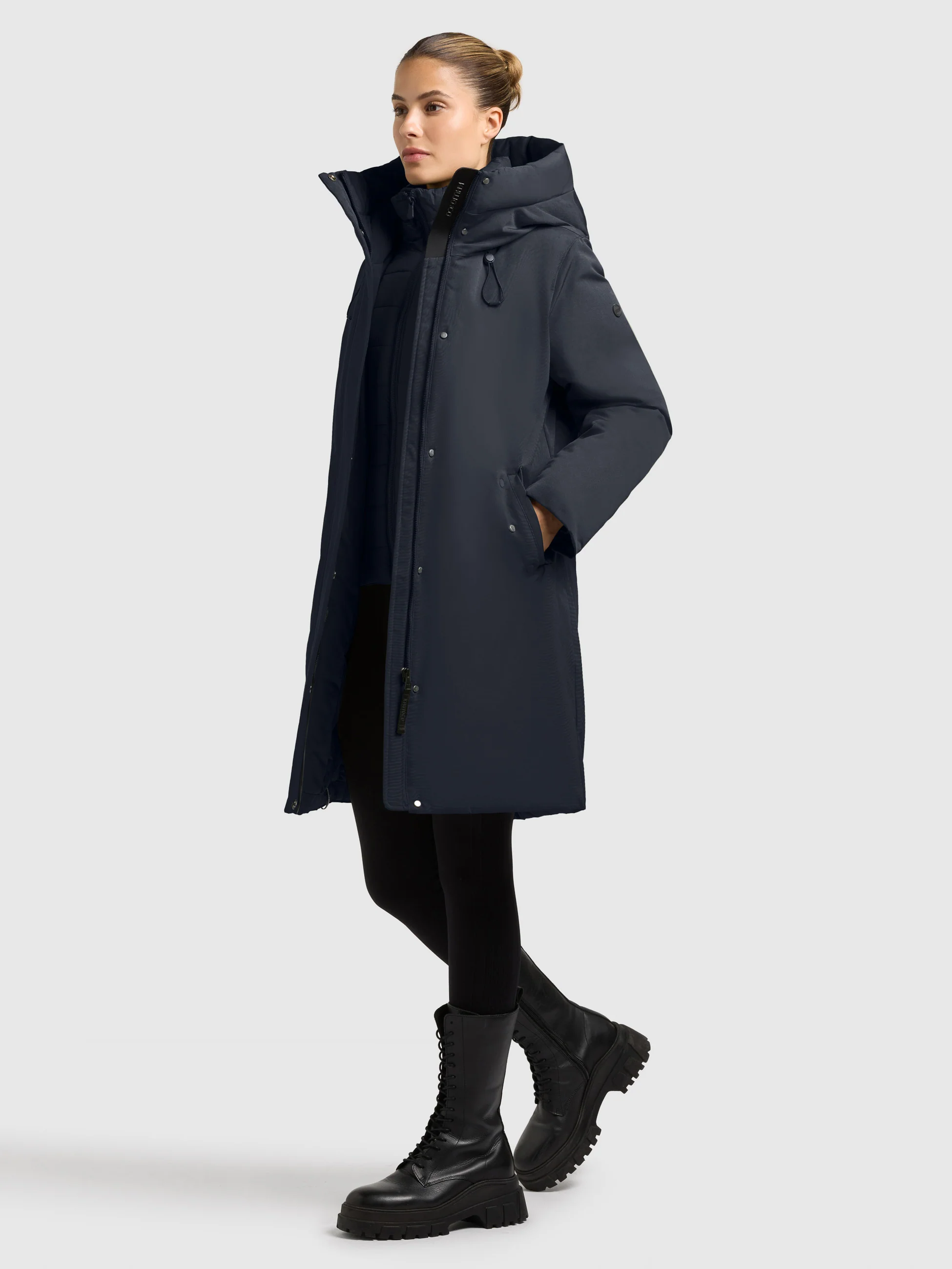 Mantel WEDELIA WITH INNER JACKET PORT BLUE - Image 2