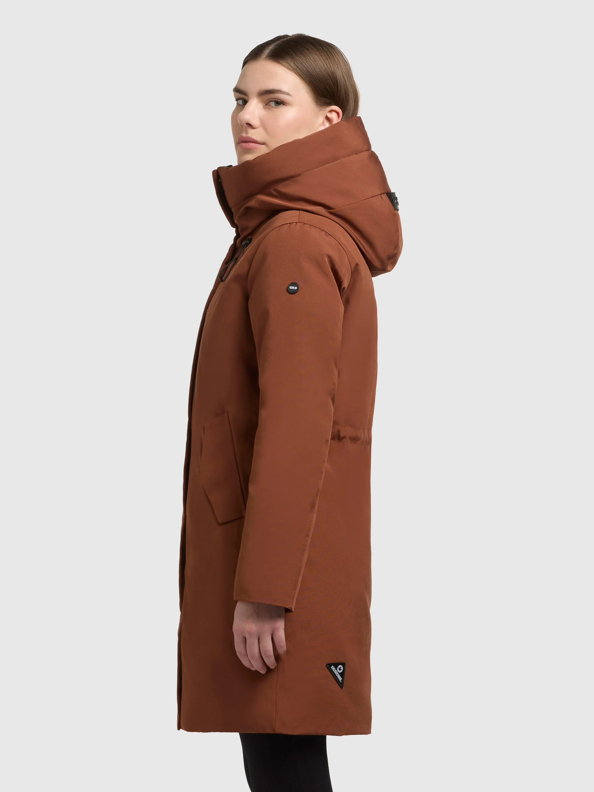 Mantel WEDELIA WITH INNER JACKET RUSSET BROWN - Image 5