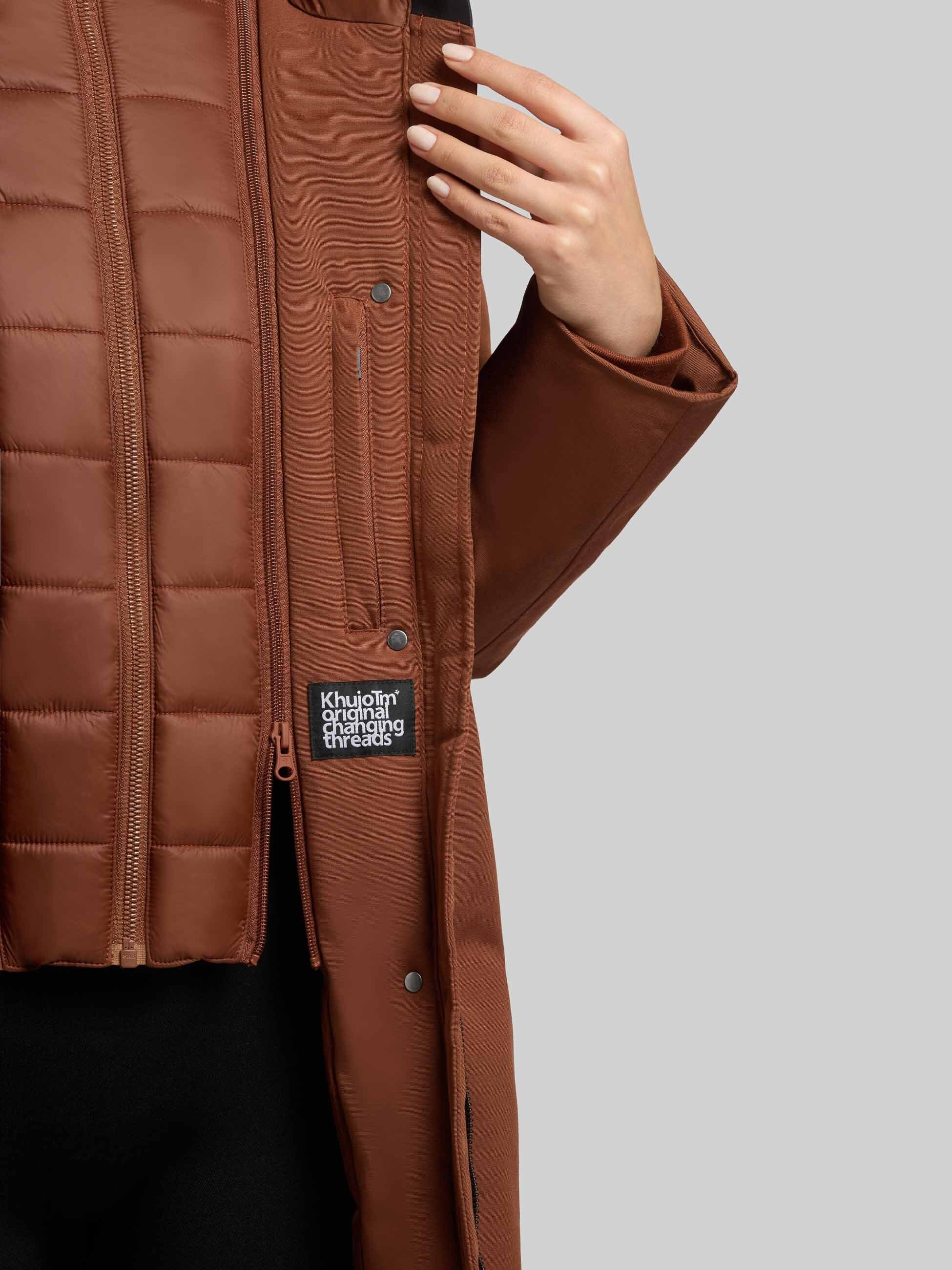 Mantel WEDELIA WITH INNER JACKET RUSSET BROWN - Image 8