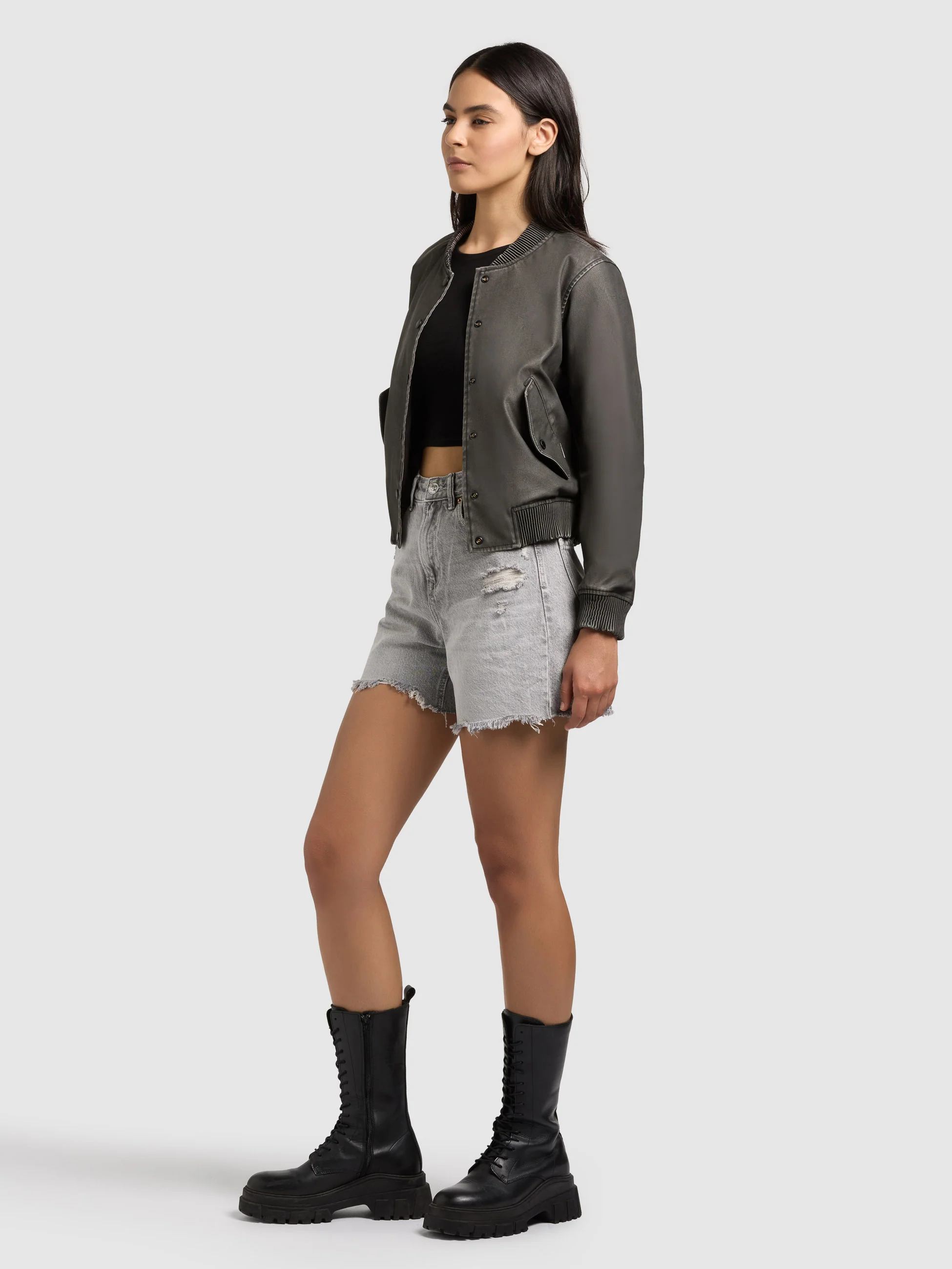 Wendejacke ZEYA VINTAGE BLACK - Image 6
